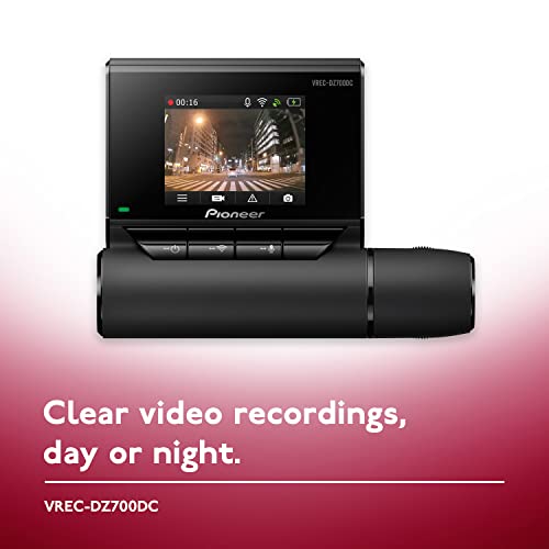 Pioneer VREC-DZ700DC 2-Channel Dual Recording 1080p HD Dash Camera System with WiFi and 2 Pioneer VREC-DZ700DC 2-Channel Dual Recording 1080p HD Dash Camera System with WiFi and 2